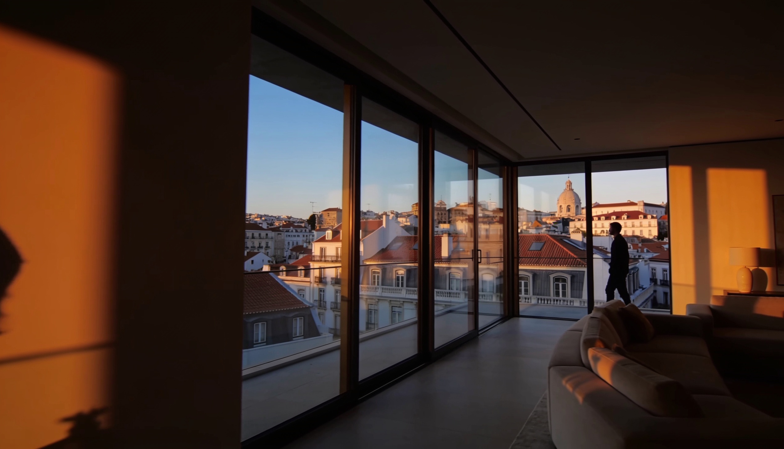 Apartamento premium em Lisboa ao pôr do sol